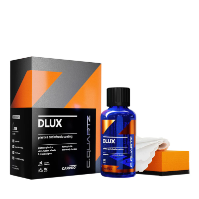 CarPro CQuartz DLUX Plastic & Wheels Protection 30ml KIT Pack - Керамично покритие 
