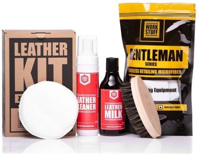 GOOD STUFF Leather KIT - комплект за почистване и подхранване на кожа на автомобил