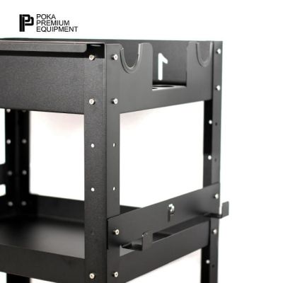 POKA PREMIUM EQUIPMENT Detailing trolley PRO 3 shelfs