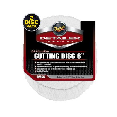 Meguiar's DA Microfiber Cutting Pad 6" 2pcs
